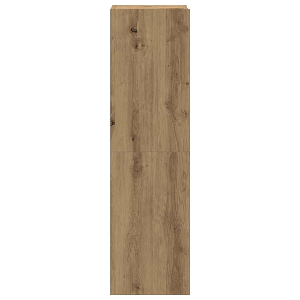 8 dalių sieninis televizoriaus spintelės komplektas Artisan Oak