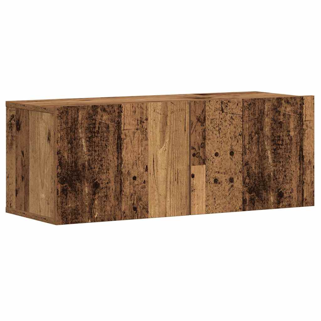 Wall-mounted TV cabinet set, 5 pieces