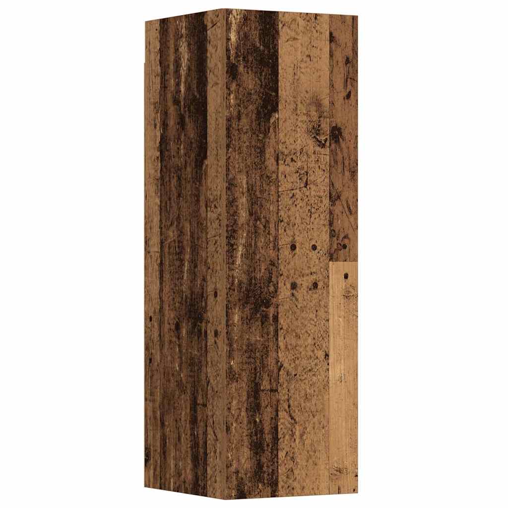 Wall-mounted TV cabinet set, 5 pieces