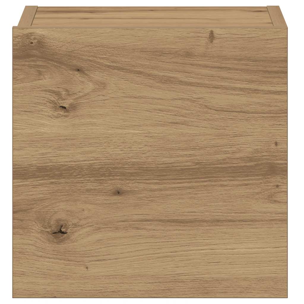 5 dalių sieninis televizoriaus spintelės komplektas Artisan Oak