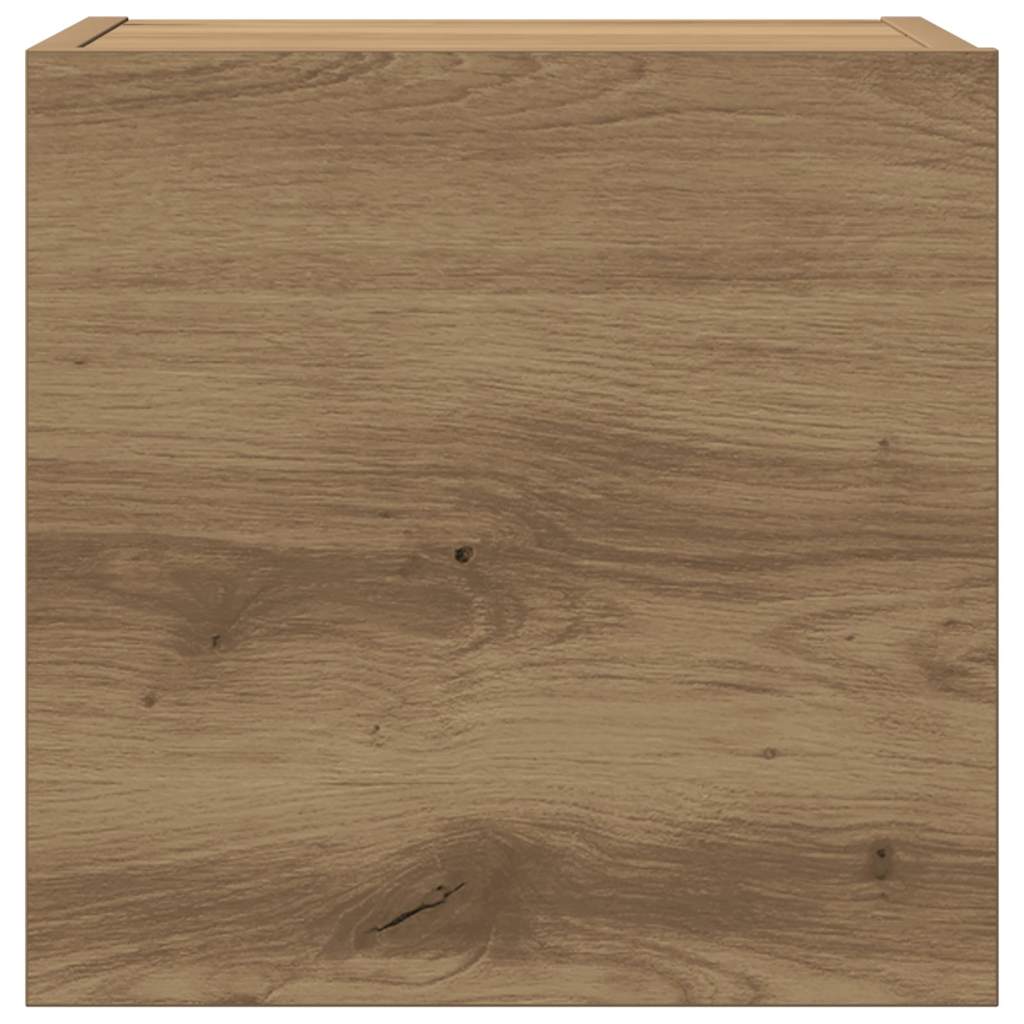 3 dalių sieninis televizoriaus spintelės komplektas Artisan Oak