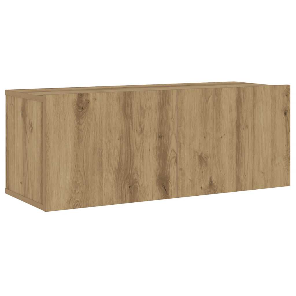 3-piece TV cabinet set Artisan Oak