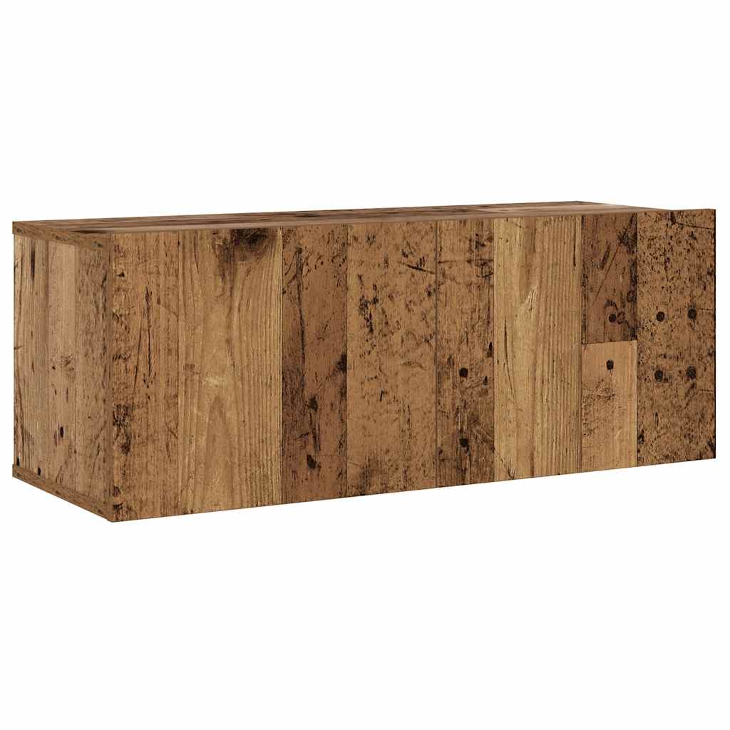 Wall-mounted TV cabinet set, 6-piece