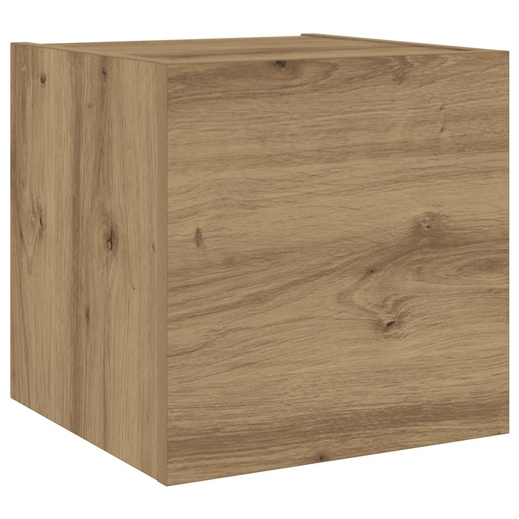 6 dalių sieninis televizoriaus spintelės komplektas Artisan Oak