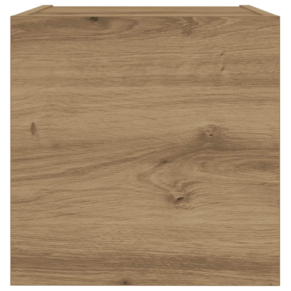 6 dalių sieninis televizoriaus spintelės komplektas Artisan Oak