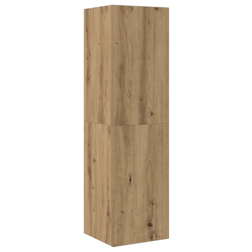 6 dalių sieninis televizoriaus spintelės komplektas Artisan Oak