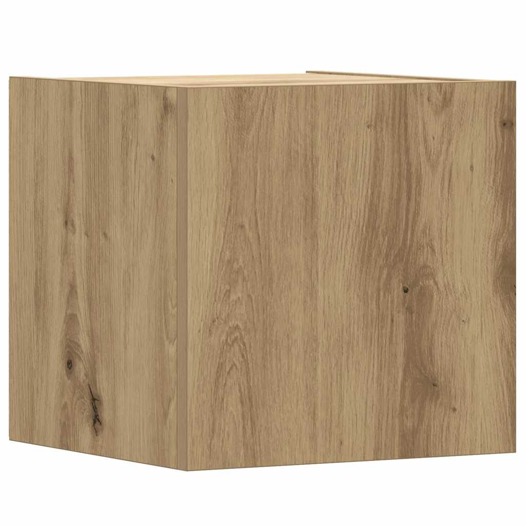 6 dalių sieninis televizoriaus spintelės komplektas Artisan Oak