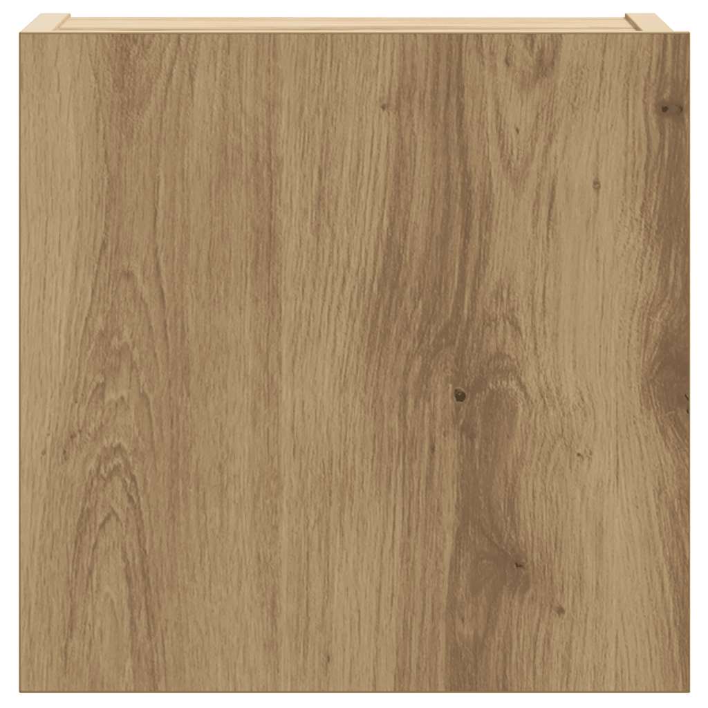 6 dalių sieninis televizoriaus spintelės komplektas Artisan Oak