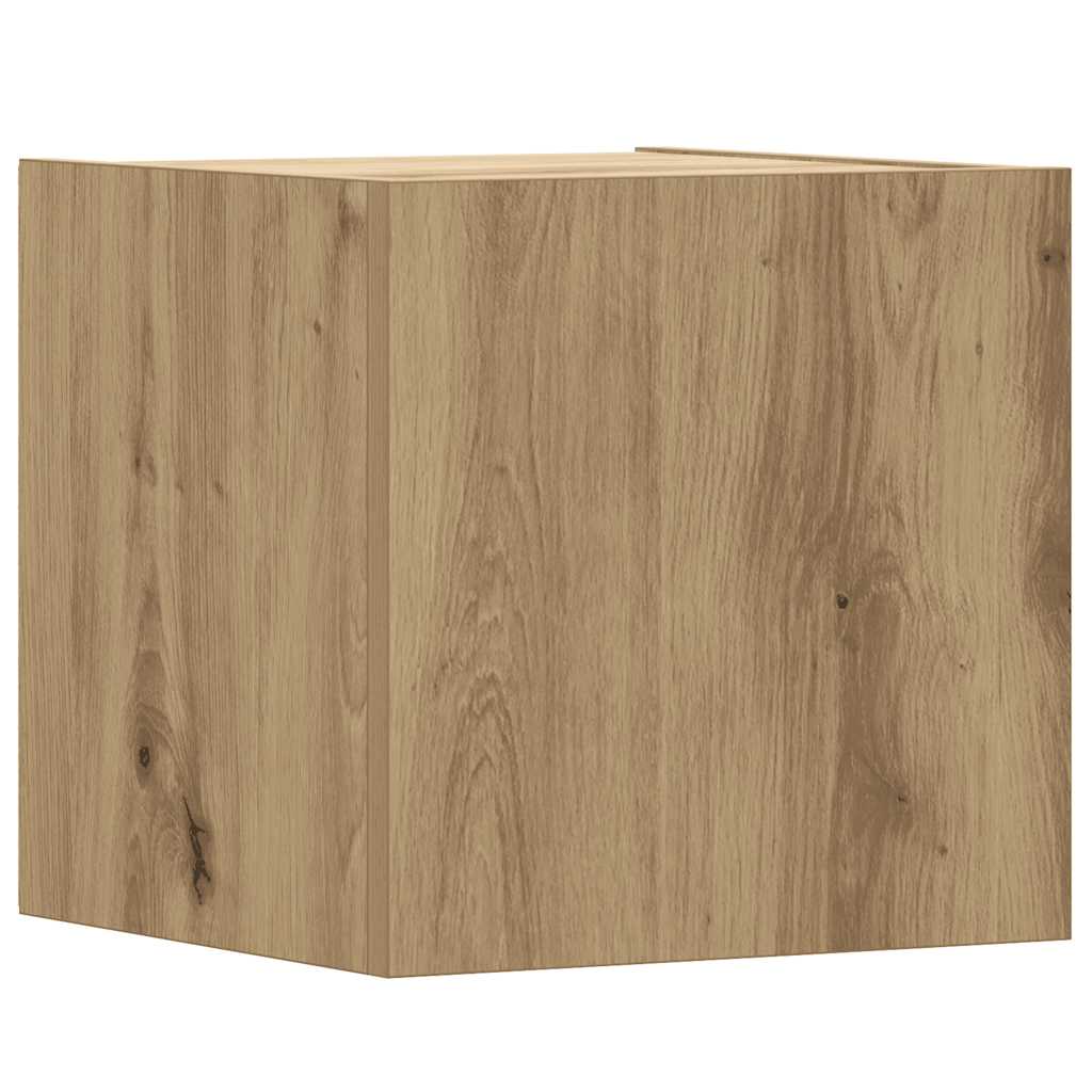 5 dalių sieninis televizoriaus spintelės komplektas Artisan Oak