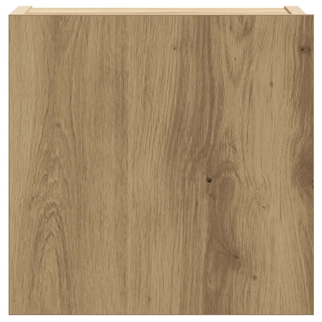 5 dalių sieninis televizoriaus spintelės komplektas Artisan Oak
