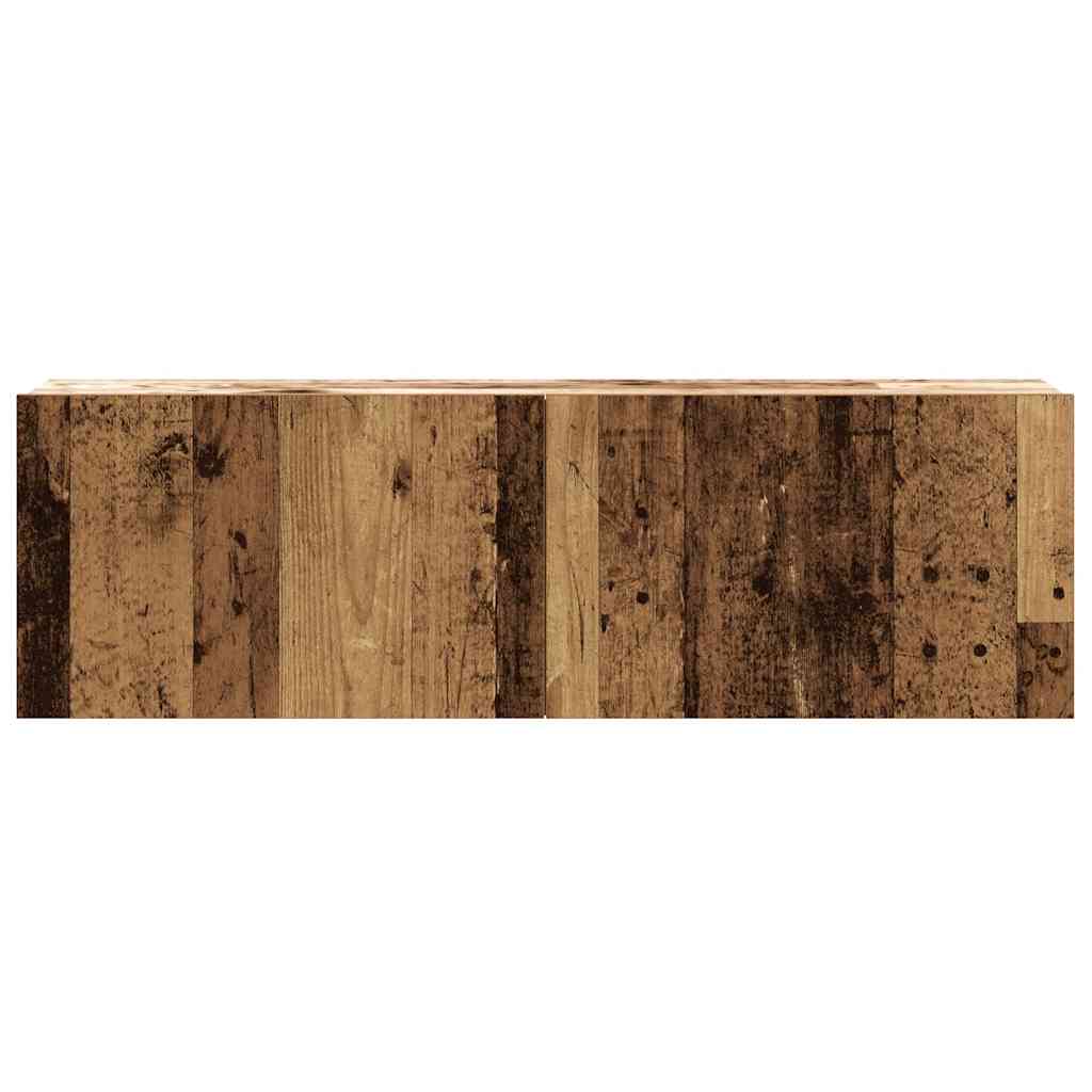 Wall-mounted TV cabinet set, 5 pieces