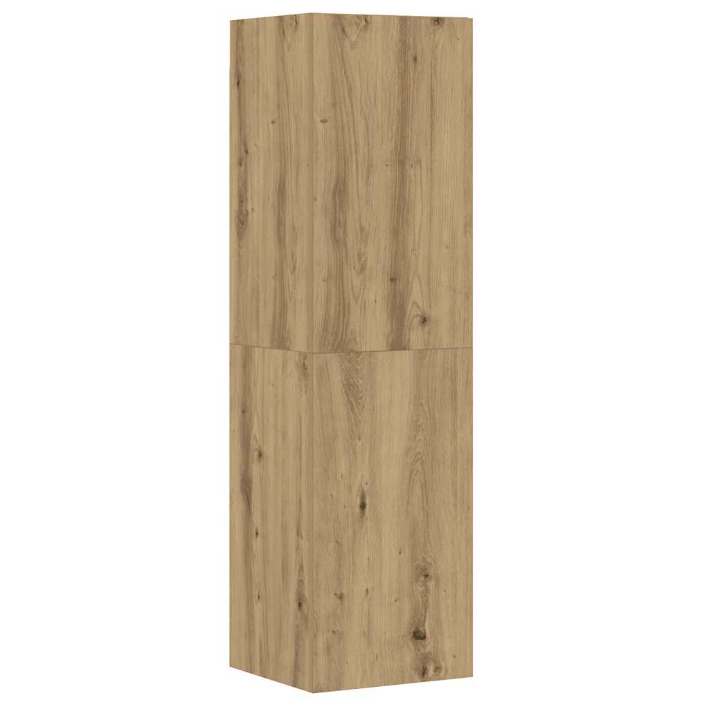 5 dalių sieninis televizoriaus spintelės komplektas Artisan Oak