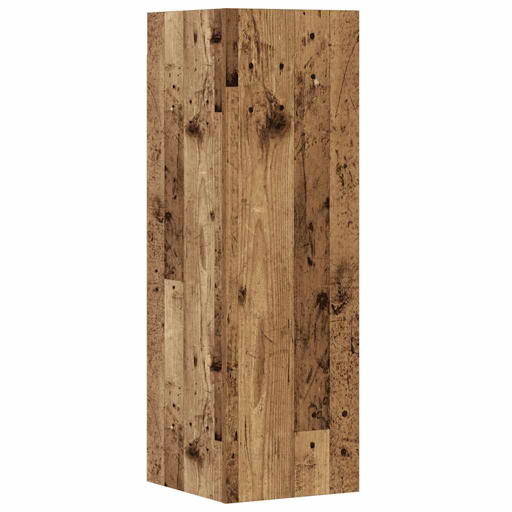 Wall-mounted TV cabinet set, 6-piece