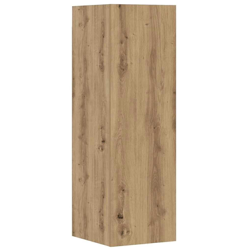6 dalių sieninis televizoriaus spintelės komplektas Artisan Oak