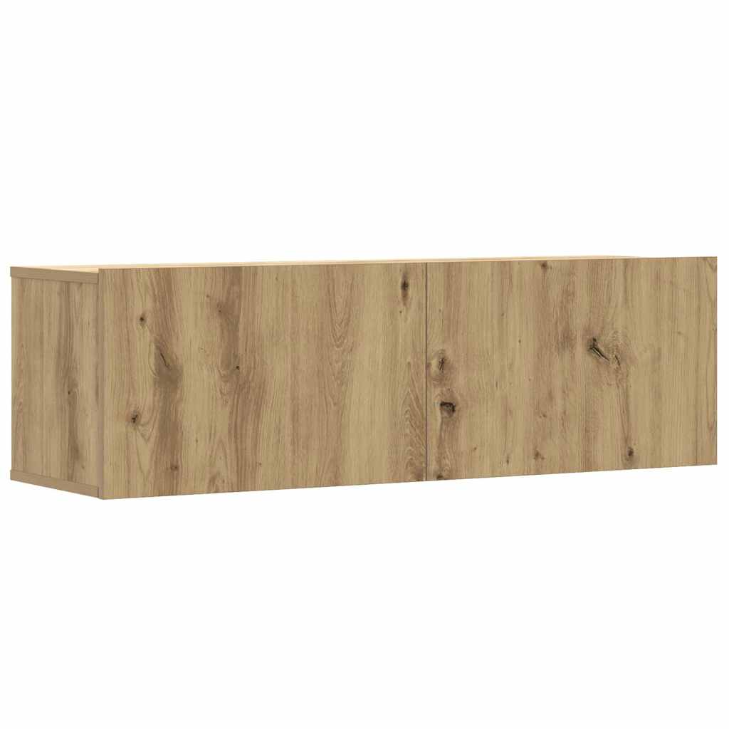 2 dalių sieninis televizoriaus spintelės komplektas Artisan Oak