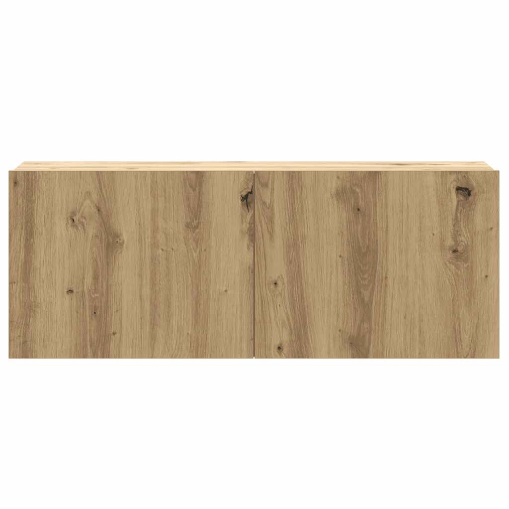 2 dalių sieninis televizoriaus spintelės komplektas Artisan Oak