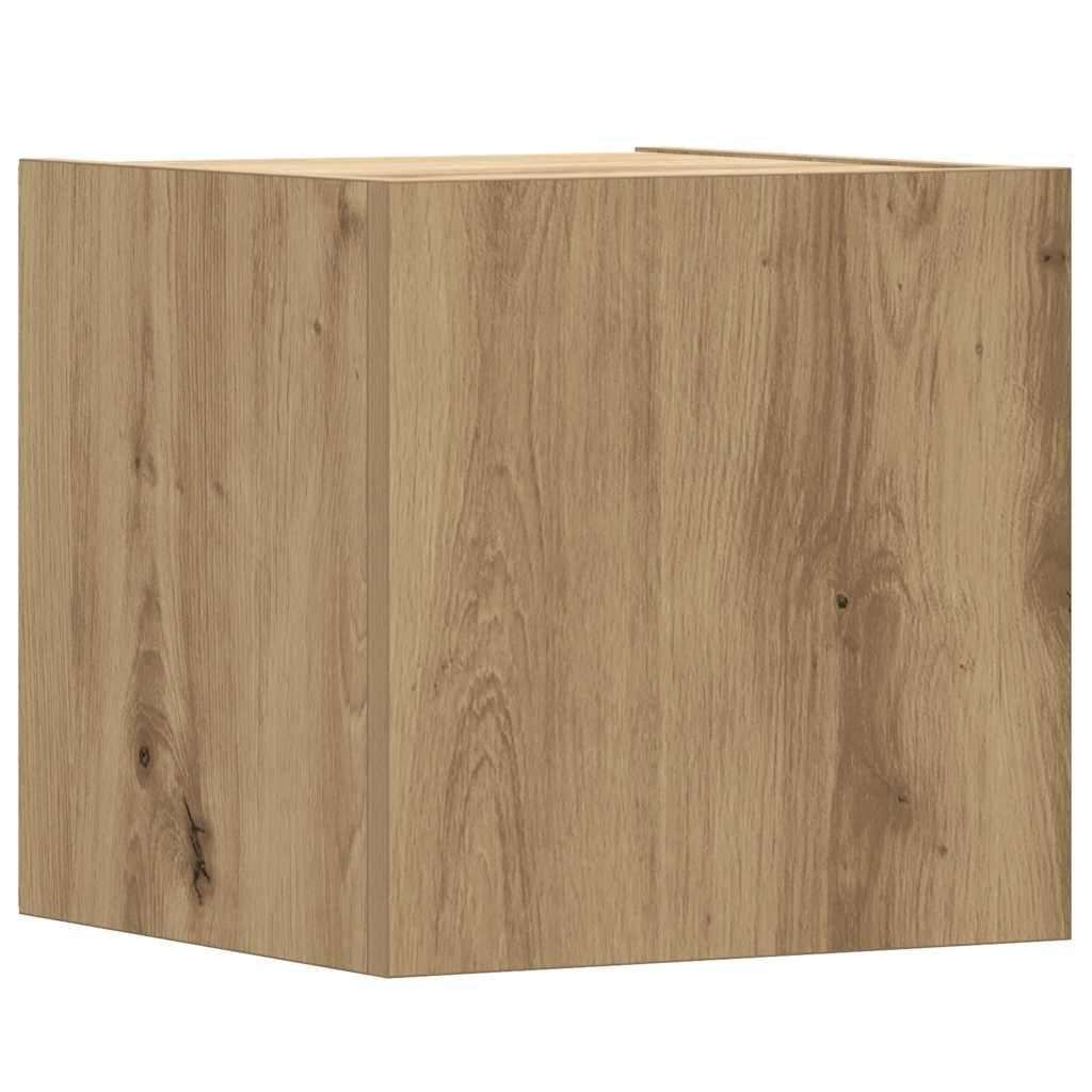 8 dalių sieninis televizoriaus spintelės komplektas Artisan Oak