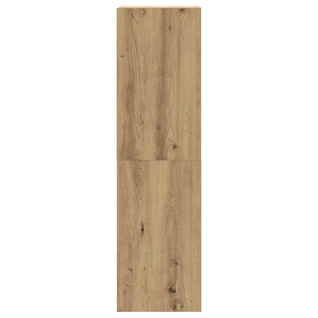 8 dalių sieninis televizoriaus spintelės komplektas Artisan Oak