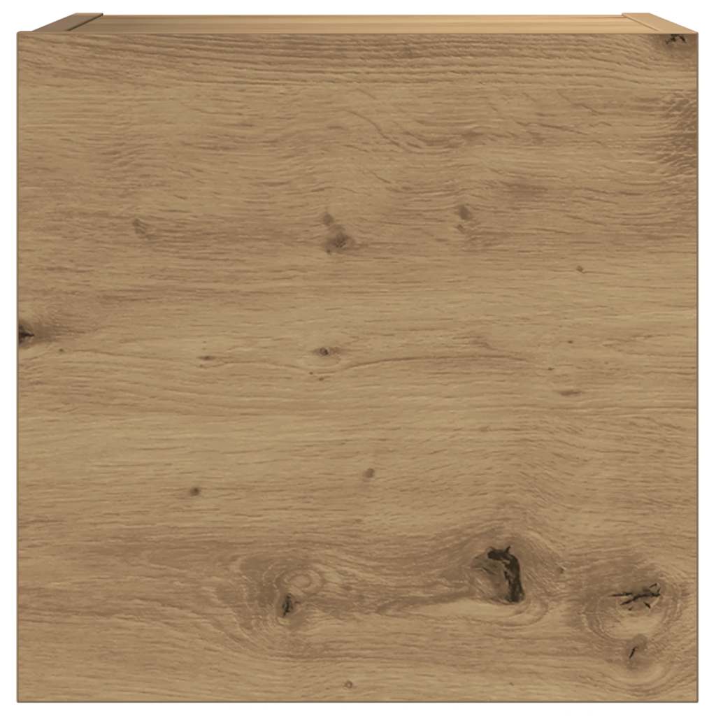 7 dalių sieninis televizoriaus spintelės komplektas Artisan Oak