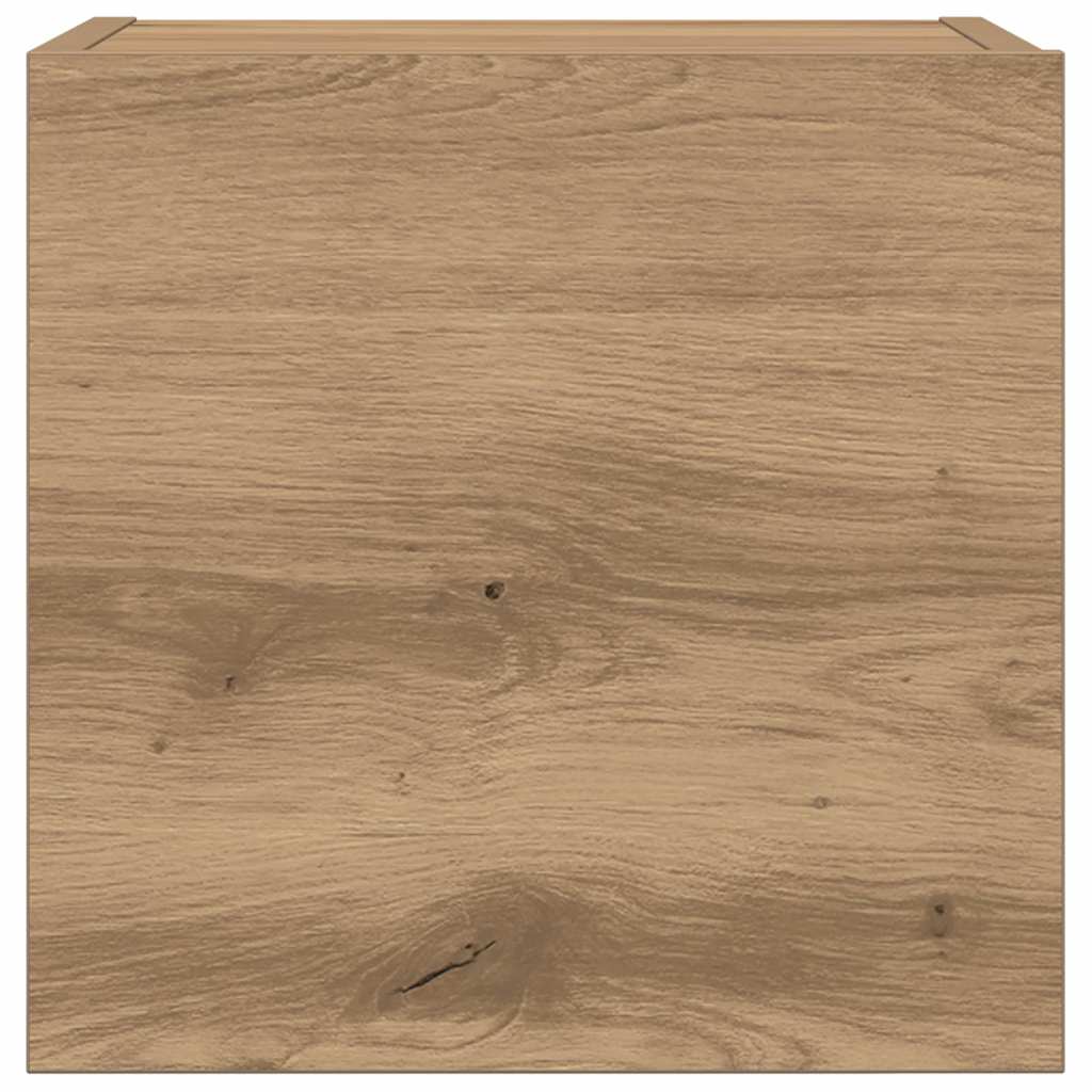 7 dalių sieninis televizoriaus spintelės komplektas Artisan Oak