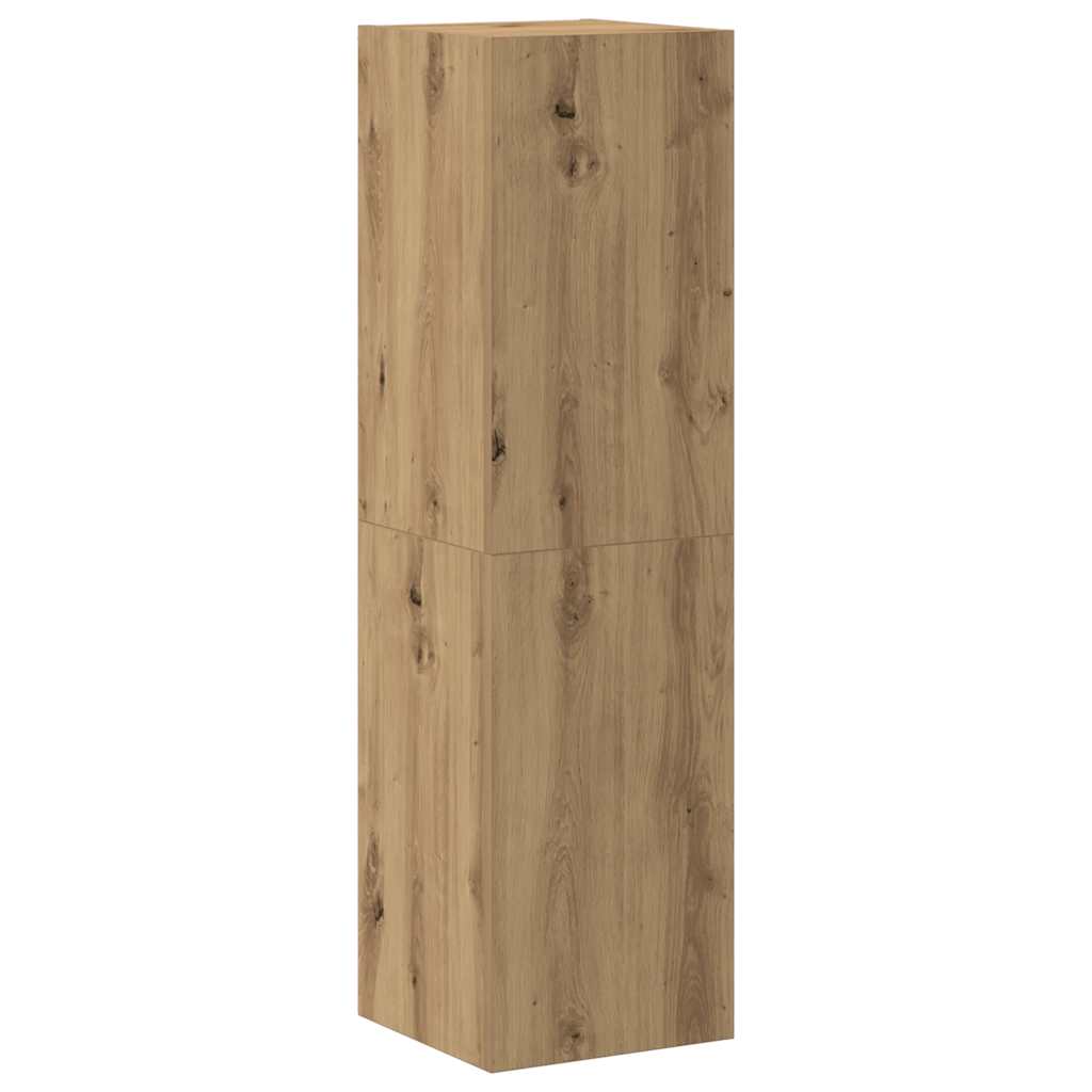 6 dalių sieninis televizoriaus spintelės komplektas Artisan Oak