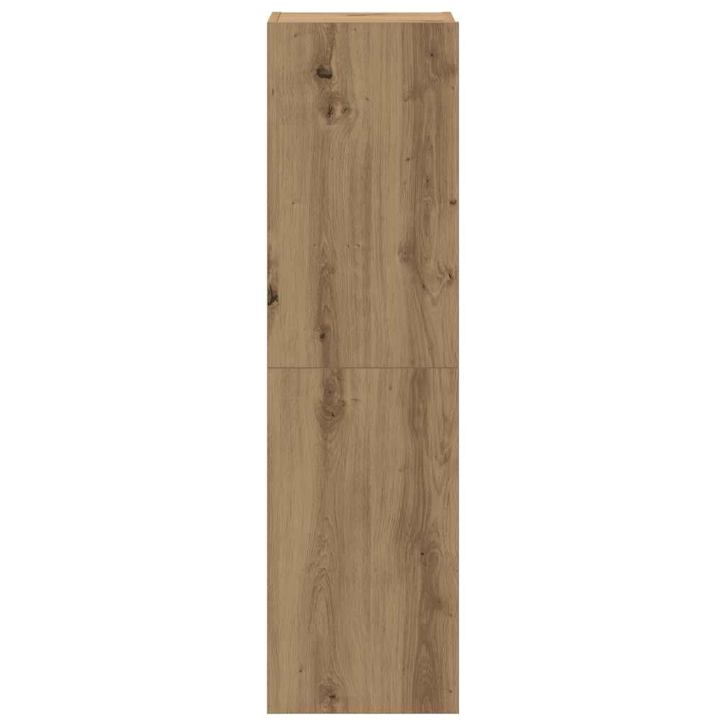 6 dalių sieninis televizoriaus spintelės komplektas Artisan Oak