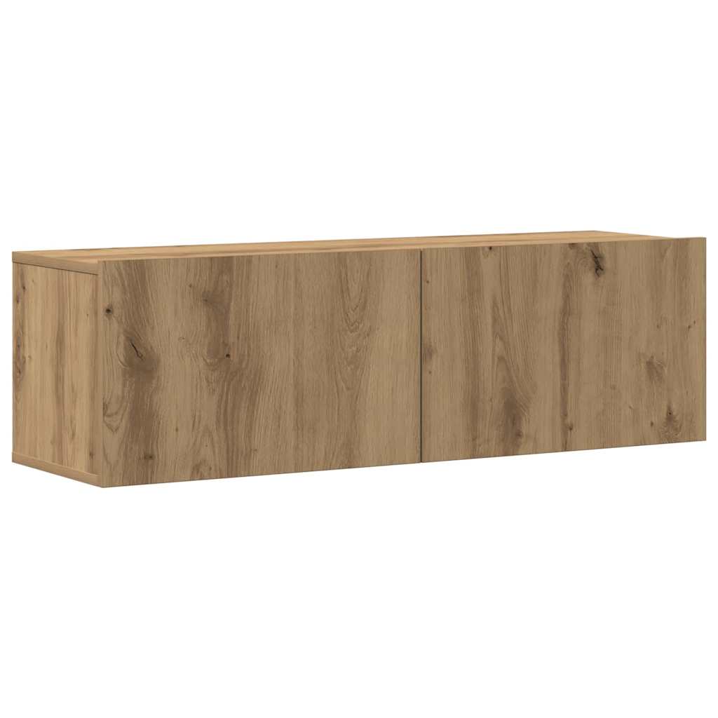 5 dalių sieninis televizoriaus spintelės komplektas Artisan Oak