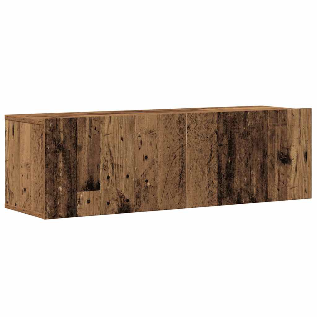 Wall-mounted TV cabinet set, 6-piece