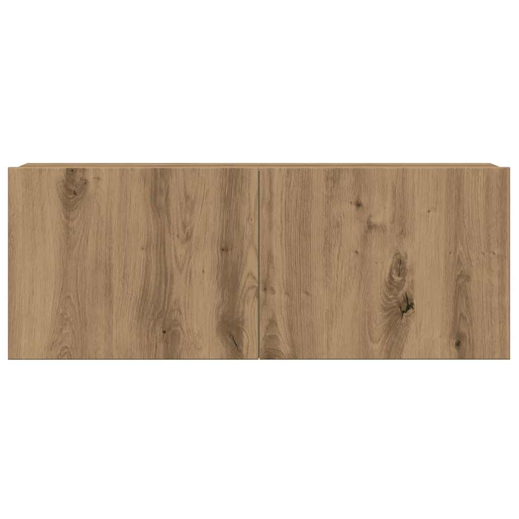 6 dalių sieninis televizoriaus spintelės komplektas Artisan Oak