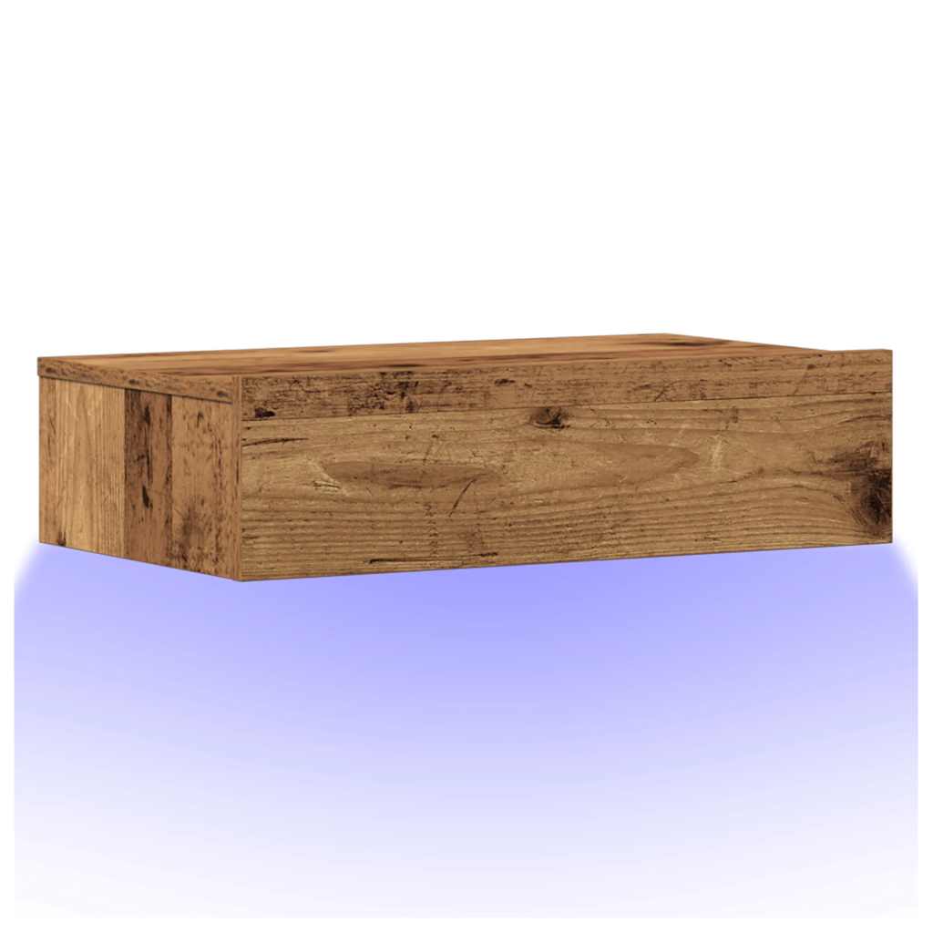 Spintelė prie lovos Old Wood 60x35 cm Engineered Wood