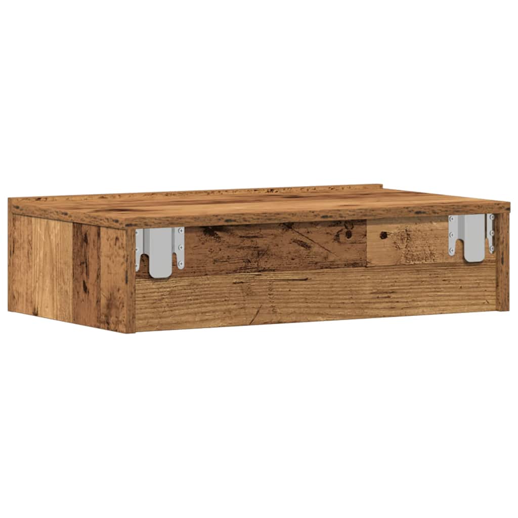 Spintelė prie lovos Old Wood 60x35 cm Engineered Wood