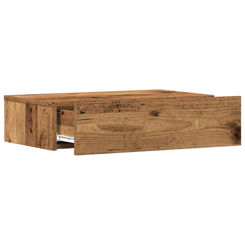 Spintelė prie lovos Old Wood 60x35 cm Engineered Wood