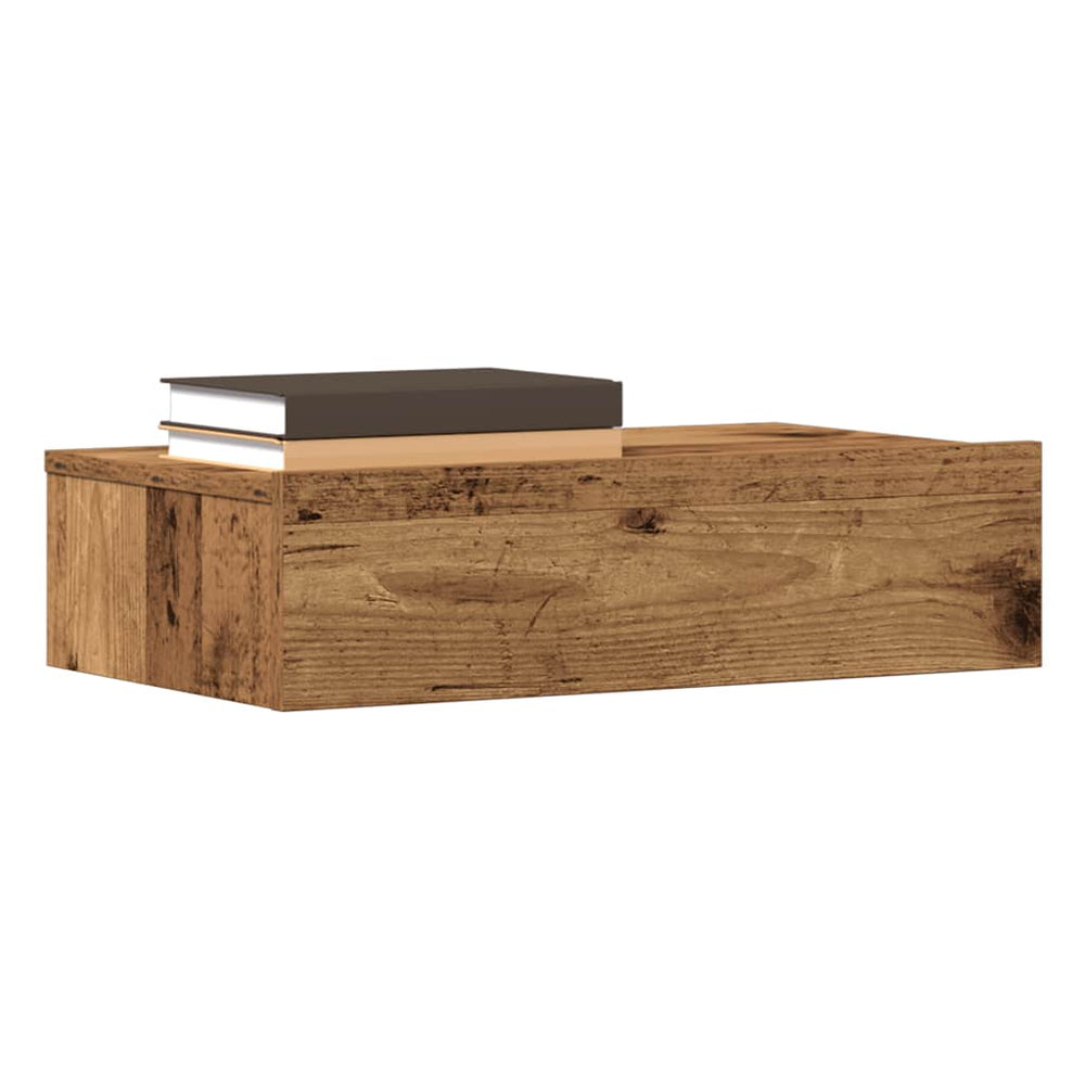 Spintelė prie lovos Old Wood 60x35 cm Engineered Wood