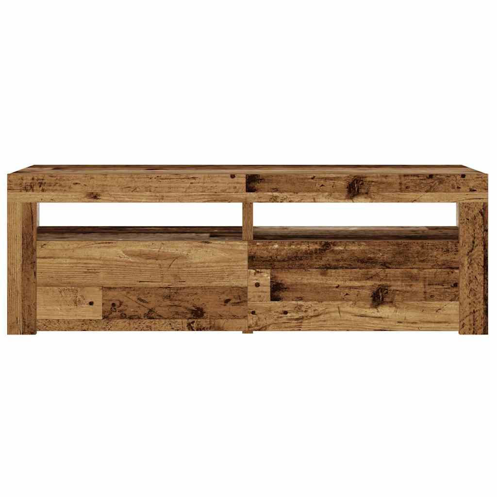 Naktsskapīši pie gultas 2 gab. ar gaismas diodēm Old Wood