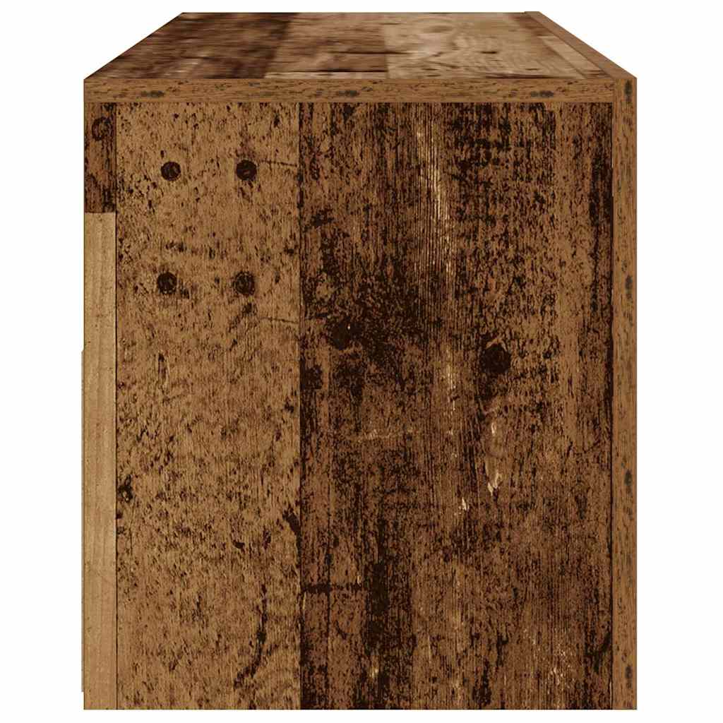 Naktsskapīši pie gultas 2 gab. ar gaismas diodēm Old Wood