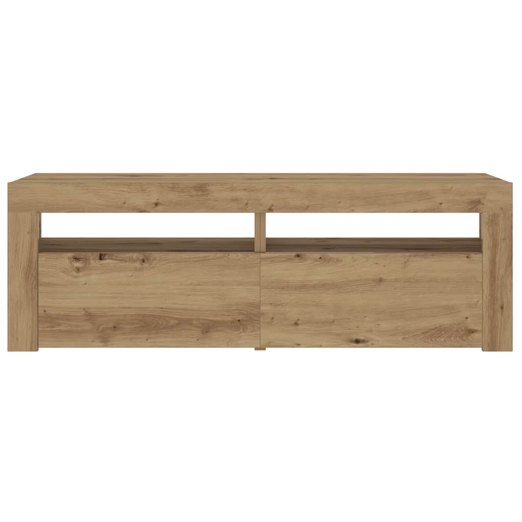 Bedside Cabinets 2 pcs with LEDs Artisan Oak