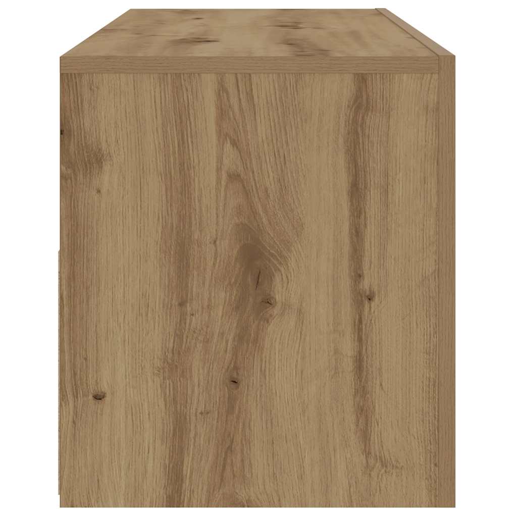 Bedside Cabinets 2 pcs with LEDs Artisan Oak
