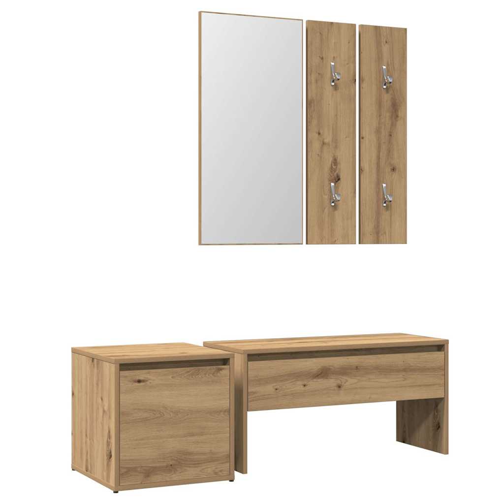 prieškambario baldų komplektas Artisan Oak Engineered Wood