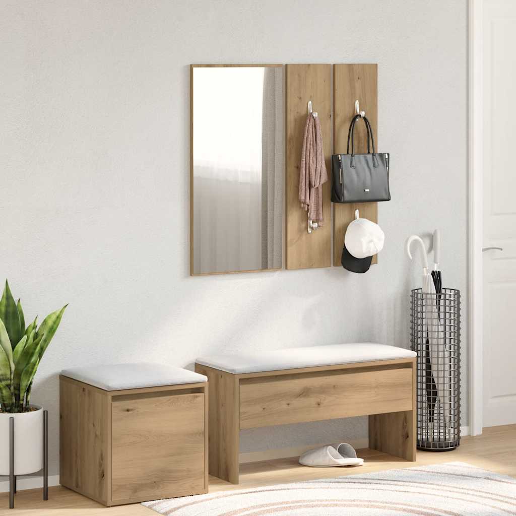 prieškambario baldų komplektas Artisan Oak Engineered Wood