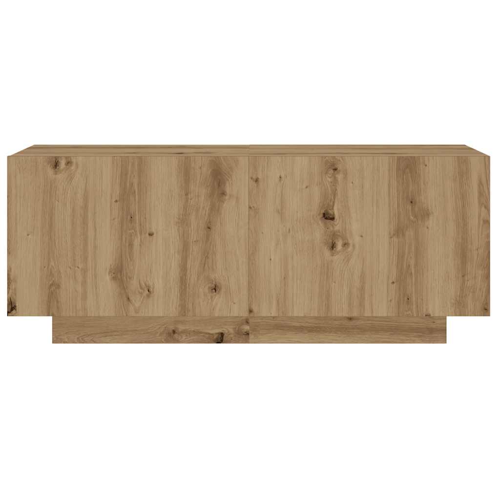 Bedside table Artisan oak 100x35x40 cm engineered wood