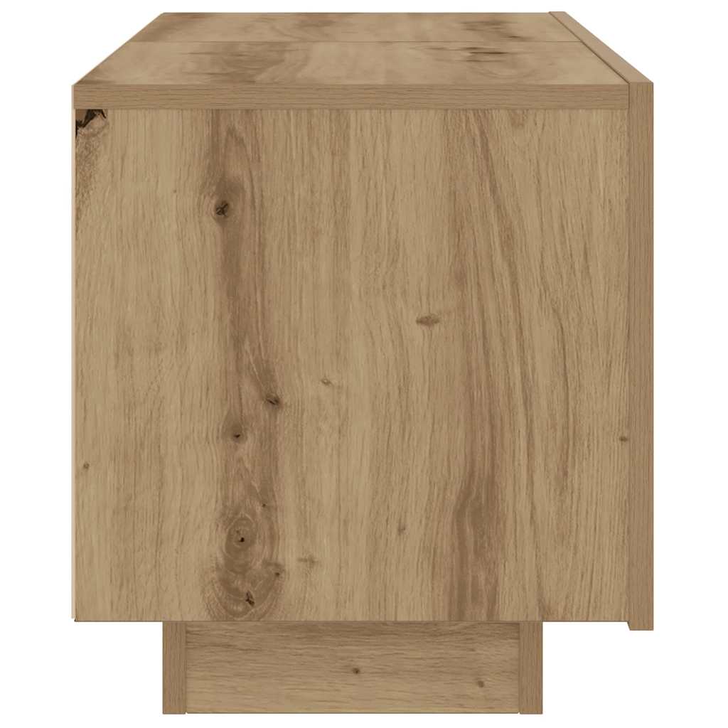 Bedside table Artisan oak 100x35x40 cm engineered wood