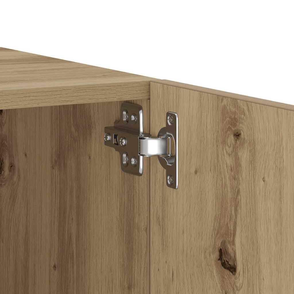 Bedside table Artisan oak 100x35x40 cm engineered wood