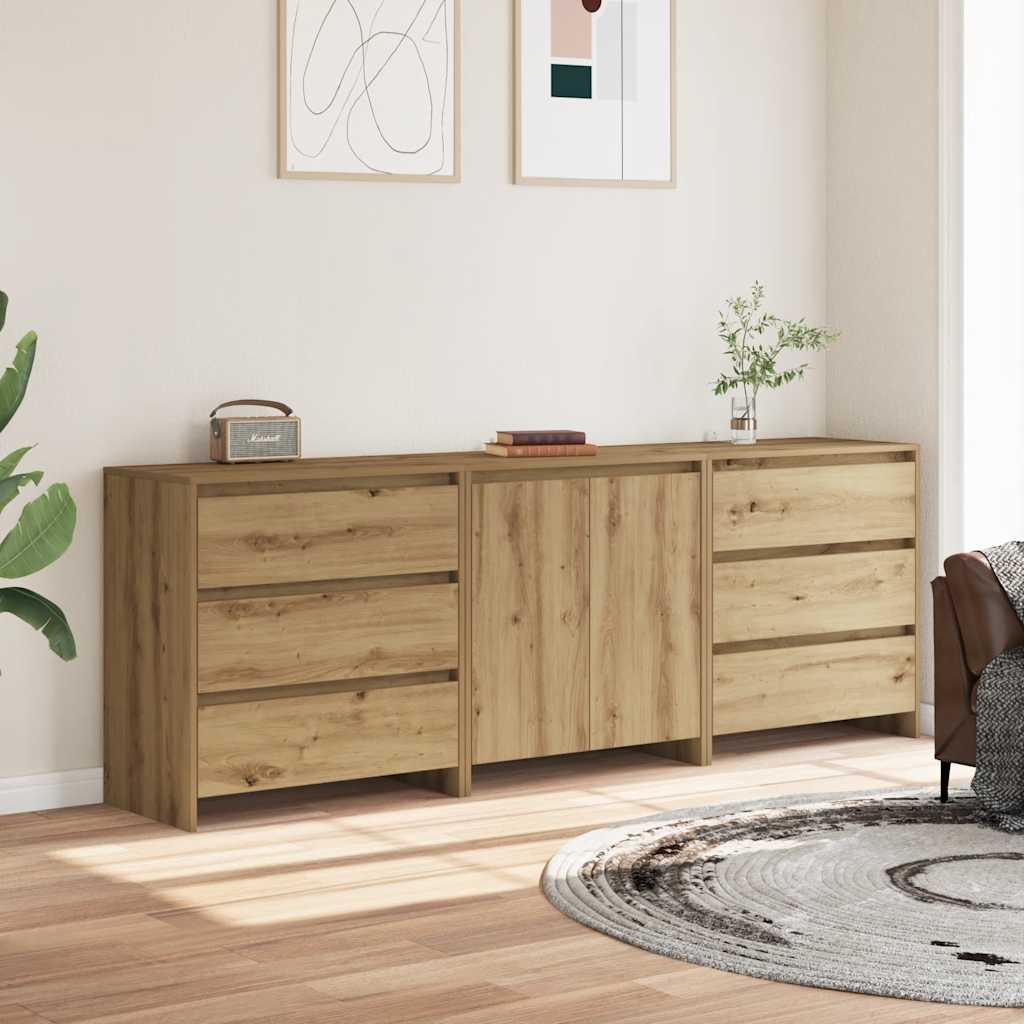 3 dalių indauja Artisan Oak Engineered Wood