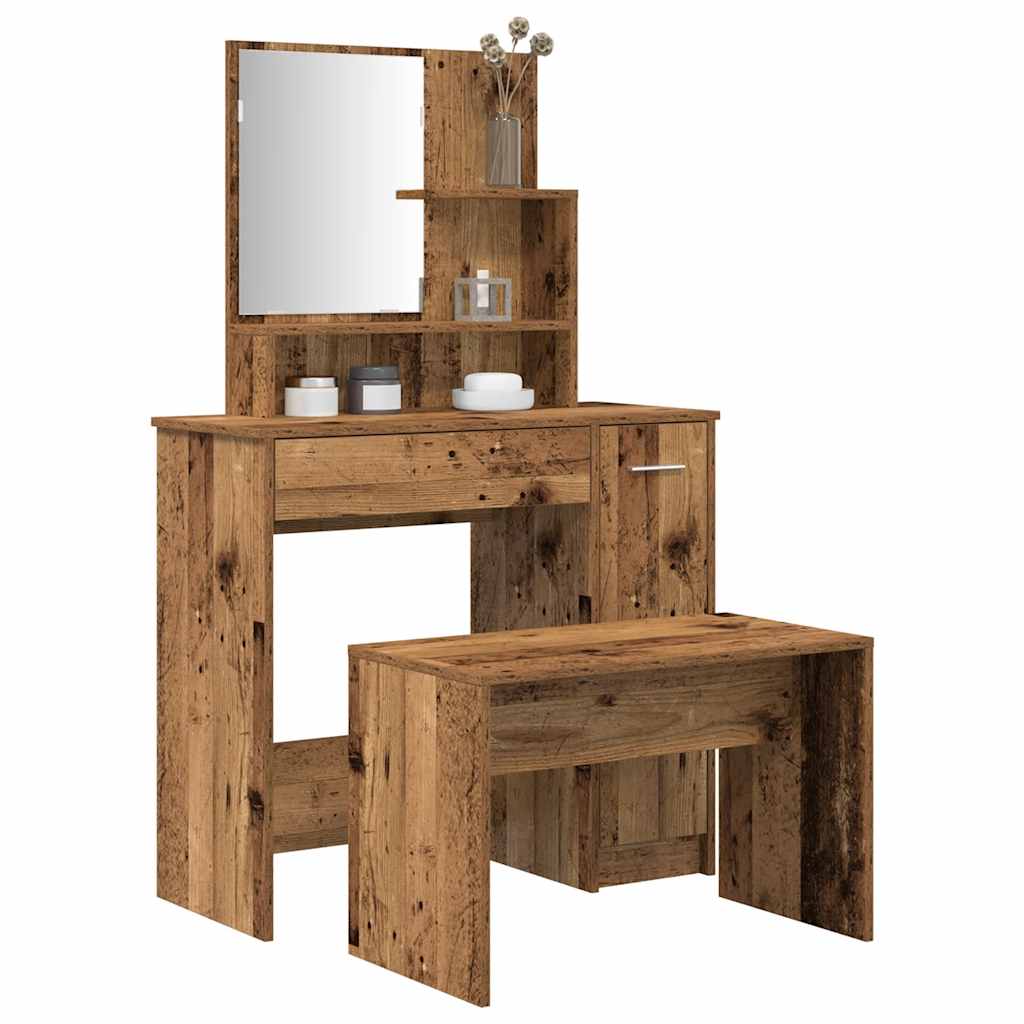 tualetinio staliuko komplektas Old Wood Engineered Wood