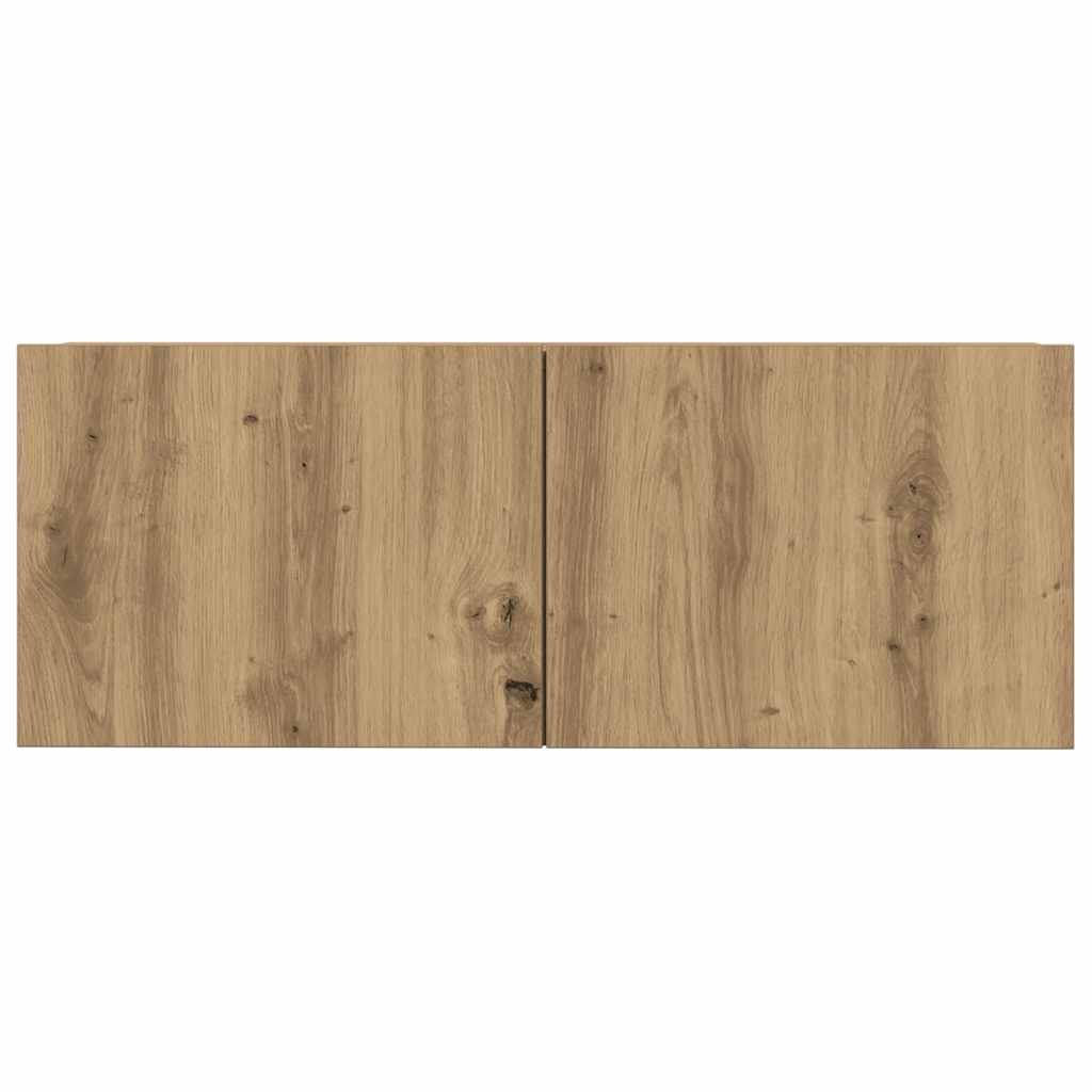 5 dalių sieninis televizoriaus spintelės komplektas Artisan Oak