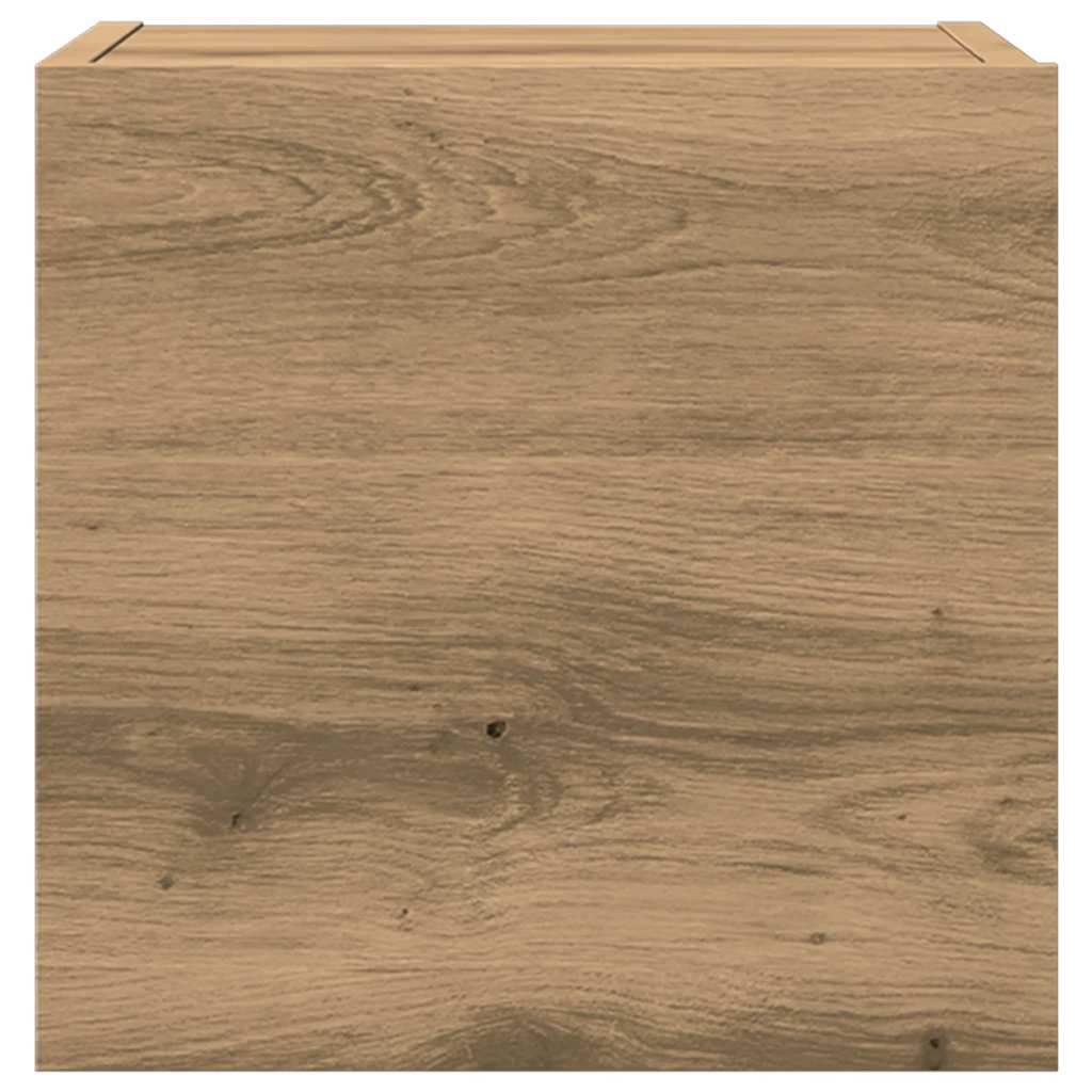 5 dalių sieninis televizoriaus spintelės komplektas Artisan Oak