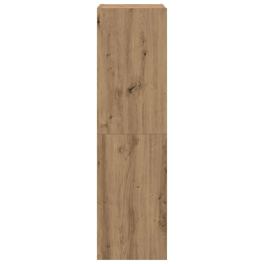 4 dalių sieninis televizoriaus spintelės komplektas Artisan Oak