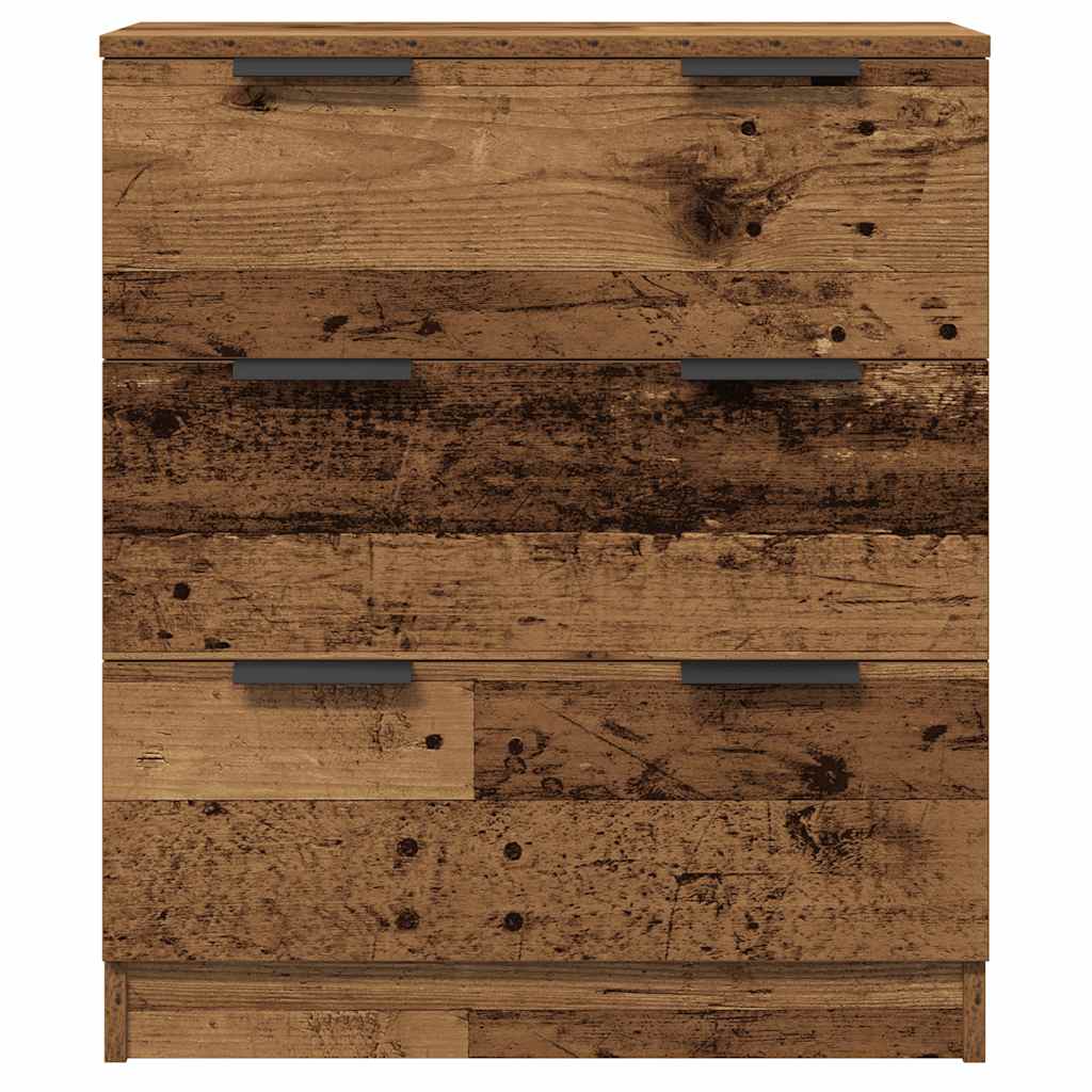 indaujos 3 vnt Old Wood 60x30x70 cm Engineered Wood