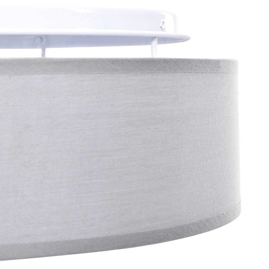 Griestu lampa ar prožektoriem Pelēka 30 x 30 x 13,5 cm audums