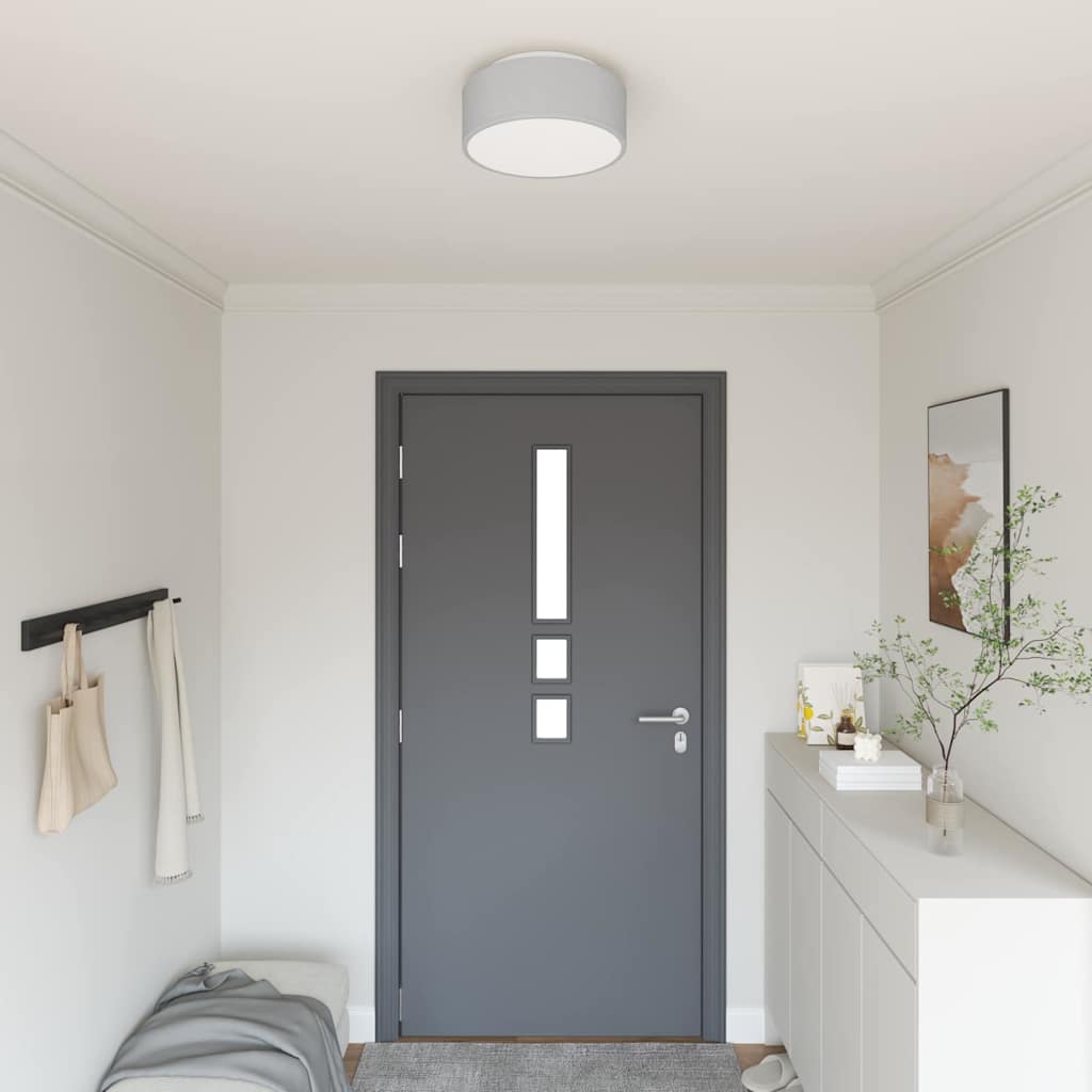 Griestu lampa ar prožektoriem Pelēka 30 x 30 x 13,5 cm audums